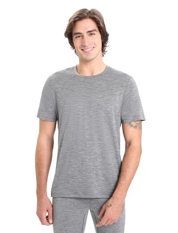 Koszulki Icebreaker Merino Tech Lite II Krótkie Sleeve Tee Męskie Szare | PL 1779TCEV